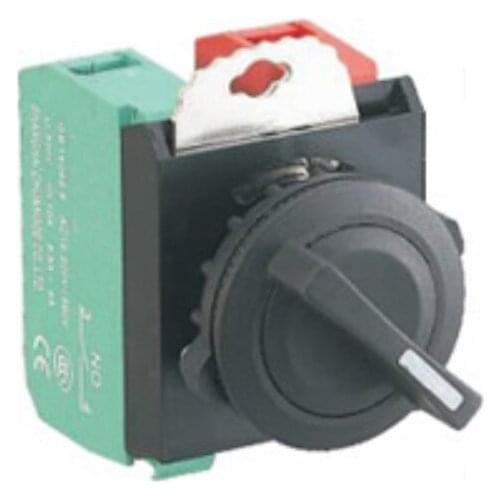 22mm Momentary Maintained 1NO1NC 10A 2 position right selector Plastic Waterproof IP65 Block Selector Push Button Switch