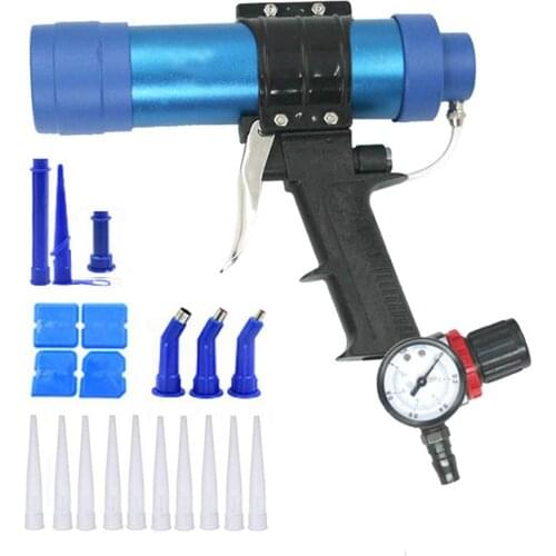 310 ml pneumatic air sealant gun, caulking gun tool, adjustable pressure glue gun, used for bathtub and Aquarium grouting tool
