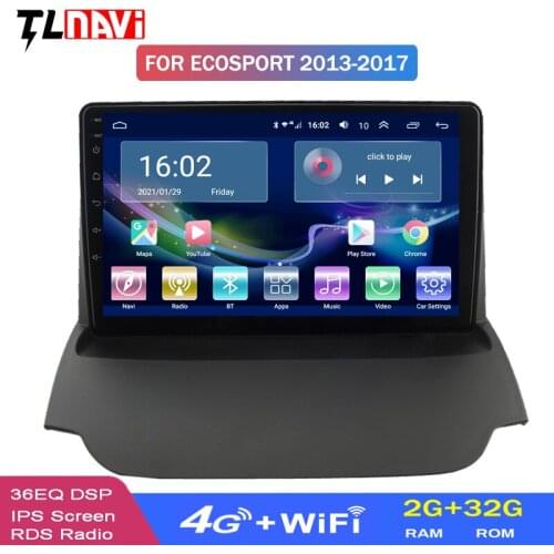 4G LTE 2G RAM 9 Inch Android 10 Car GPS Navigation Radio For Ford Ecosport 2013-2017 Head Unit Player