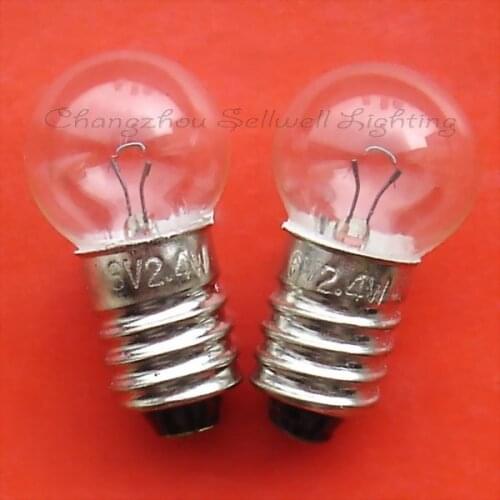 Free Shipping New!miniature Lamp Bulb 6v 2.4w E10 G14 A657