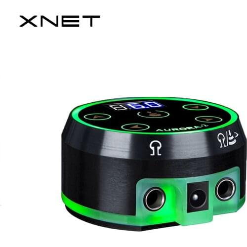 XNET Aurora 2 Tattoo Power Supply Upgrade Digital LCD Power Supply With Power Adaptor Mini Led Touchpad Tattoo Supplies