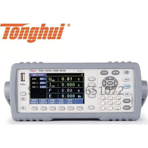 TH3321 AC and DC Digital Power Meter with Power Test, Oscillogram, Harmonic Analysis, Harmonic Histogram and Micro Current