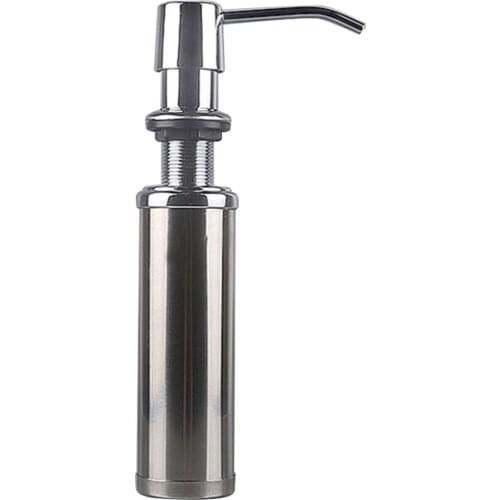 250ML Kitchen Sink Soap Dispenser Plastic Built in Lotion Pump Bottle for Bathroom and Kitchen Liquid Soap organize LB88