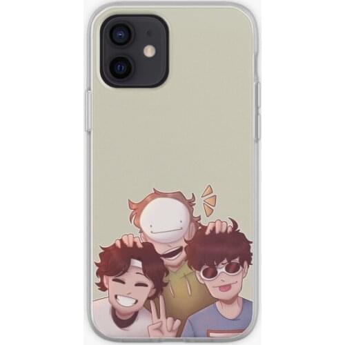 Dreamteam Dream Georgenotfound Sapnap Phone Case for iPhone 6 6S 7 8 Plus 11 12 13 Pro Max Mini 5 5S SE X XS XR Max Pattern