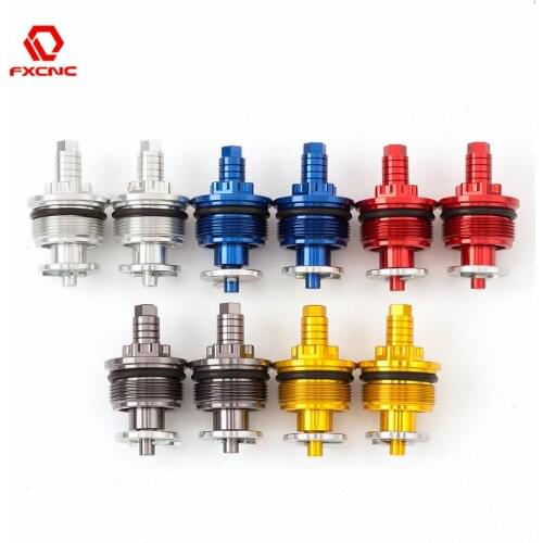 FX CNC 37MM Motorcycle Preload Adjusters Fork Bolts Fits Showa 37mm Conventional Forks Motorcycles Accessories