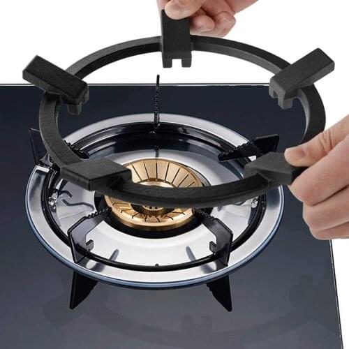Wok Ring for Gas Stove, 5 Claw Non-Slip Black Wok Burner Stand Cast Iron Stove Accessories, Kitchen Wok Support Ring