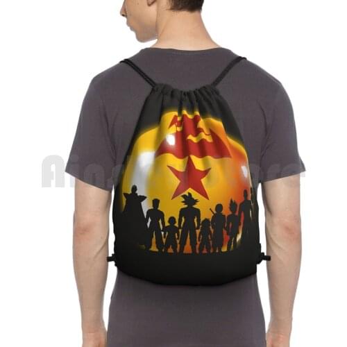 Z , Son Collection Backpack Drawstring Bag Riding Climbing Gym Bag Dragon Z Soguku Z Kai Z Games Z Episodes Z Uper Z