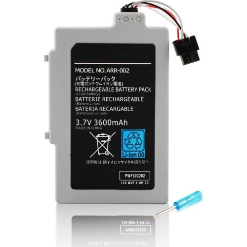 Top Deals For Wii U GamePad 3600 mAh Replacement Rechargeable Battery Pack