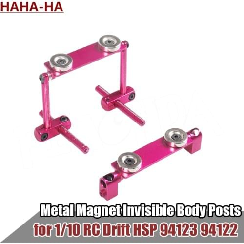Metal Magnet Invisible Body Posts Adjustable Mount for 1/10 RC Drift HSP 94123 94122 Tamiya 416 417 Sakura XI CS Redcat