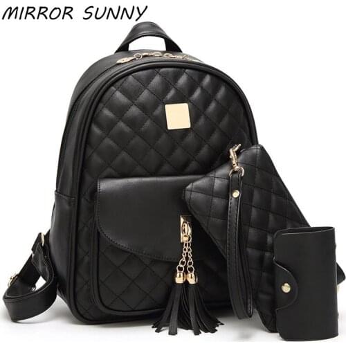 MIRROR SUNNY Women's Quilted Backpacks