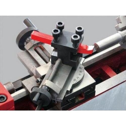 1PCS Multi-functional Mini Rotatable Lathe Tool Holder Accessories 30 Degree S/N:10154 for SIEG C0 Home Use and Teaching