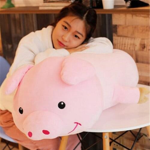 Giant Big Soft Pig Plush Pillow Toys 35in. Kawaii Stuffed Animal Doll Gift Stuffed Animals