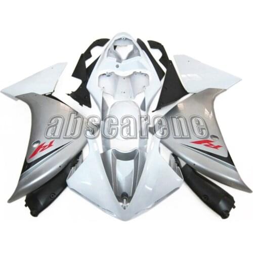 Complete Fairings for Yamaha YZF1000 R1 2012 2013 2014 YZF 1000 R1 12 13 14 Injection ABS Plastic Bodywork Grey White Panels Kit