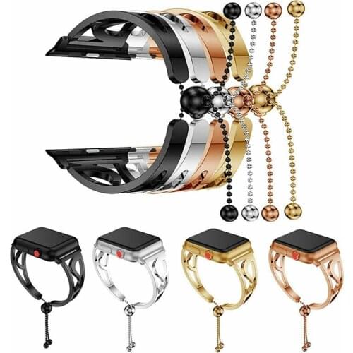 Band For Apple Watch 38mm 42mm Stainless Steel Replacement Belt Bracelet Watch Band Women Strap For Apple iWatch Series 4 3 2 1