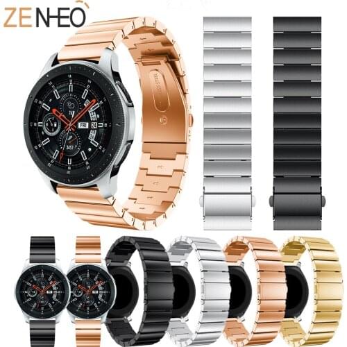 Fashion stainless steel Metal Strap For Samsung Galaxy 46mm watch Band Bracelet Replacement For Samsung Gear S3 watch band