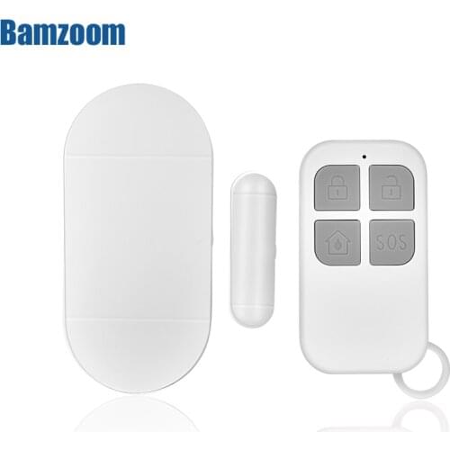 Door Window Entry alarm 433mhz Wireless Remote Control Door Sensor Alarm Host Burglar Security Alarm System Home Protection Kit