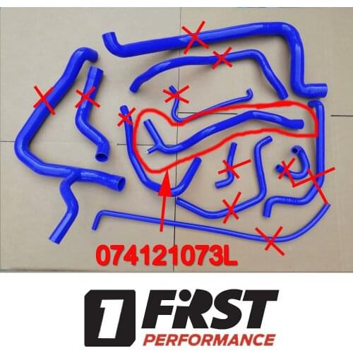 Silicone Coolant Hose to Replace OE 074121073L for Volkswagen Transporter / EuroVan
