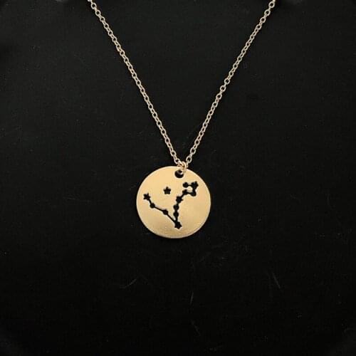 Pisces constellation necklace Handmade Zodiac Constellation Necklace Zodiac Jewelry For The Mothers' Day Gift