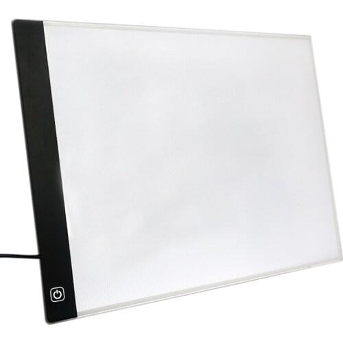 Led Lighted Drawing Board Ultra A4 Drawing Table Tablet Light Pad Sketch Book Blank Canvas For Painting Acrylic Watercolor Paint