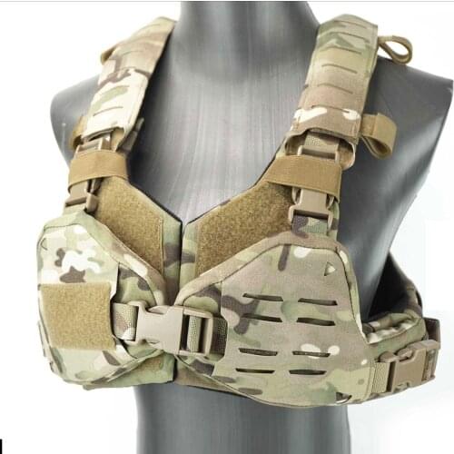 Bacraft Tactical Hunting Vest Chest Armour Sexy Bikini Armour for Woman Outdoor Cosplay 155CM-165CM