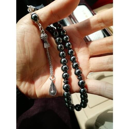Turkey turkish flag muslim hematite prayer beads Rosary tasbih tespeeh Allah misbaha tesbih sibha subha ottoman jewelry