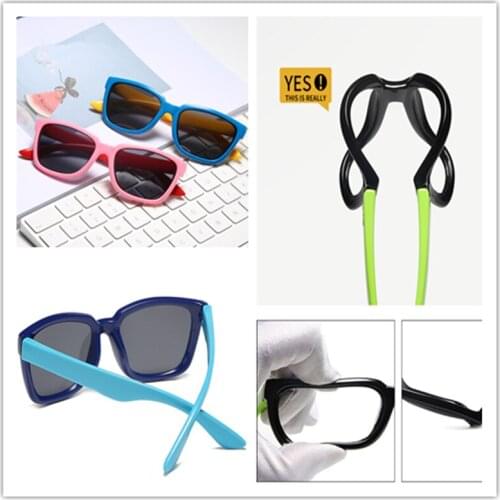 VWKTUUN TR Frame Polarized Sunglasses Girls Boys 2020 Sun glasses Childlren UV400 Sport Eyewear Colorful Sunglass Child Points