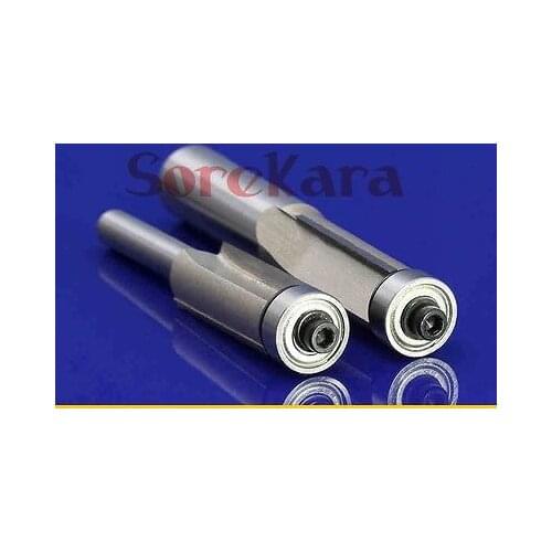 1/4"*1/4" high quality Wood Work Blade Straight Bit With Bearing Trim Router Bits Milling Cutter For Carving Engraving