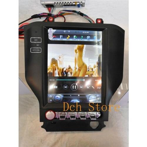 10.4' Vertical Screen Tesla Style Android 9.0 Car DVD GPS Navigation Player for Ford Mustang 2015-2020 PX6 CARPLAY RADIO 4G RAM