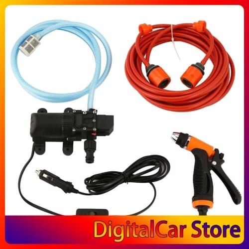 6L/min 130PSI High Pressure Car Water Pump Car Cleaning Kit 70W 12V DIY Auto Washing Tools Set Water Saving Car Accessaries