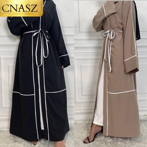 Abayas For Women New Turkish Muslim Dress Women Islamic Clothing Modest Abaya Dubai Hot Sale Middle East Arab Moroccan Kimono