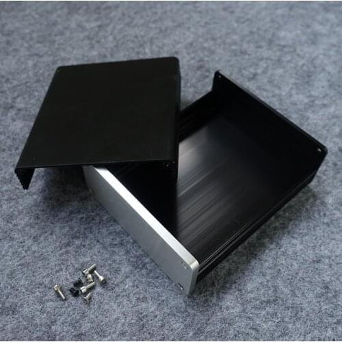 No Hole Mini Size Chassis W115 H50 D139 Power Amplifier Supply Chassis Headphone AMP Case Aluminum DIY Box