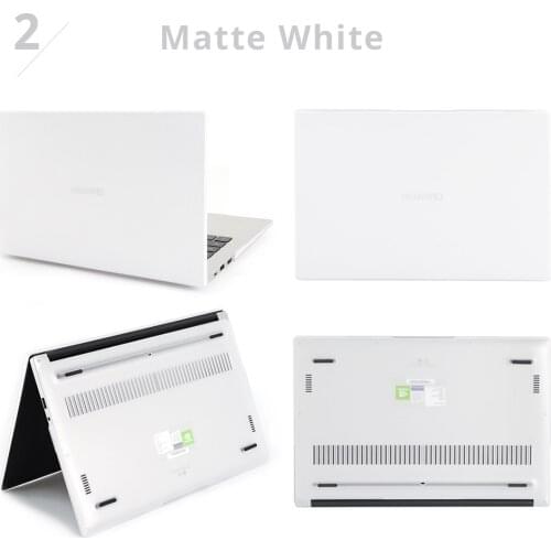 Laptop Case For Huawei 2020 Matebook D14 D15 Crystal Clear Transparent Matte Black Laptop Shell Cover for Mate book 13 14 Case