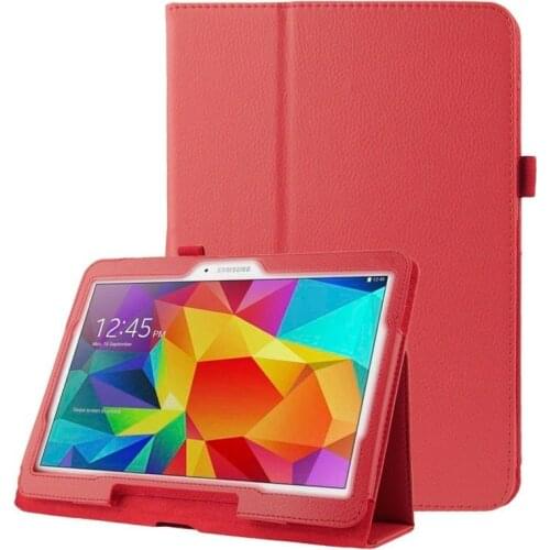 For Samsung Galaxy Tab 4 10.1 inch T530 T531 T535 SM-T530 T533 SM-T531 SM-T535 Tab4 Tablet Case Tablet Holster Leather Cover #S