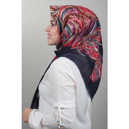 ERİPEK PATTERNED LINEN FLAMLI SCARF-PATTERN-12-RENK-05