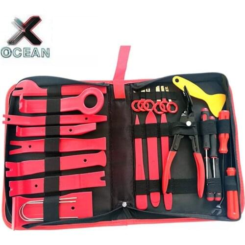 Removal Tool Car Radio Hand Tools Door Clip Trim Panel Dashboard Disassembly for Car Interior/furniture restoration Pry Tool Kit