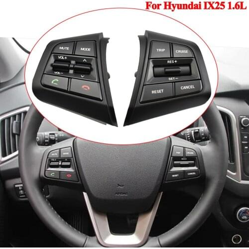 Steering Wheel Cruise Control For Hyundai creta ix25 1.6L Multifunction Buttons Bluetooth Remote Volume Switch