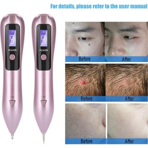 9 level LCD Face Skin Dark Spot Remover Mole Tattoo Removal Laser Plasma Pen Machine Facial Freckle Tag Wart Removal Beauty Care