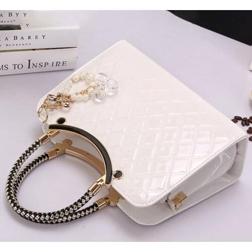 Fashion Women Handbag PU Leather Handle Bags Fashion Large Capacity Pendant Satchel Bag High Quality Ladies Handbag Satchels
