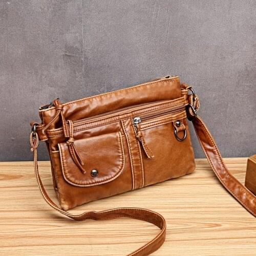 Fashion Women Messenger Bag High Quality Soft PU Leather Shoulder Bags Casual Crossbody Bags for Women 2020 Bolsa Feminina Ladiy