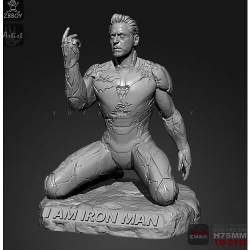 1/24 Resin Figure Kits Steel Tony resin Soldier self-assembled TD-2112