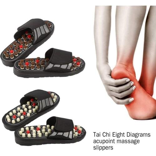 Foot Point Massage Therapy Shoes Acupuncture Relax Slipper Acupressure Pain Release Body Reflexology Acupoint Massager