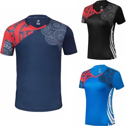 New sports badminton shirts Men Quick-DRY Women Gym Running t shirts badminton shirts ,Table Tennis shirts sleeve sports workout