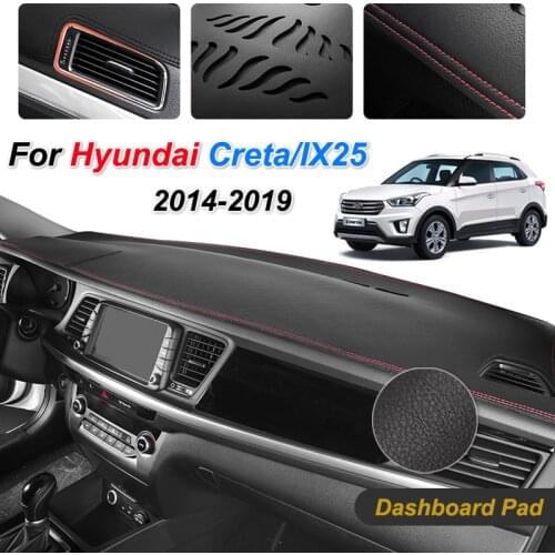 For Hyundai Creta Ix25 2014-2019 Anti-Slip Mat Dashboard Cover Pad Sunshade Dashmat Carpet Car Accessories