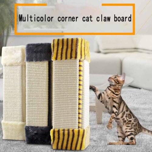 Corner scratcher sisal scratcher wear-resistant and bite-resistant protection corner sofa can be wall-mounted cat toy