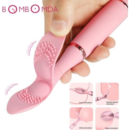 Nipple Clamp Vibrator Intimate Goods For Women Clitoris Clip Stimulator Nipple Massager Gender Erotic Toys for Adult Sex Shop