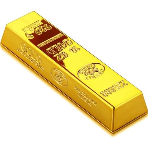 Good Luck Gold Bar Lighter Charging Cigarette Lighter LED Projection Gift for Men Smoking Accessories for Weed Gadgets for Men