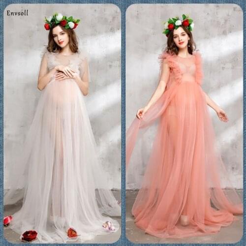 2020 Maternity Gown Pregnant Dress Pregnancy Clothes For Pregnant Women Maternity Photograph Photography Clothes For Photo Props