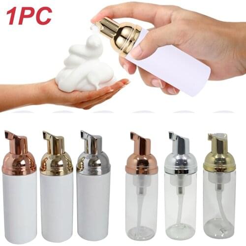 60ml Foaming Pump bottle Plastic Empty Travel Bottle soap dispenser pump Shampoo Lotion Travel Bottle