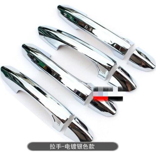 ABS car Door handle Protective covering Cover Door Handle Bowl Trim for Ford EDGE 2015-2018 Car Styling