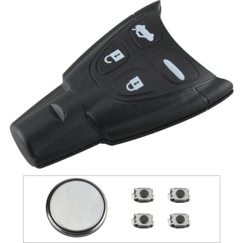 4 Buttons Remote Car Key Fob Transmitter Clicker Alarm Keyless Entry Transmitter Automobile Car Key for SAAB 93 95 9-3 9-5 WF 4